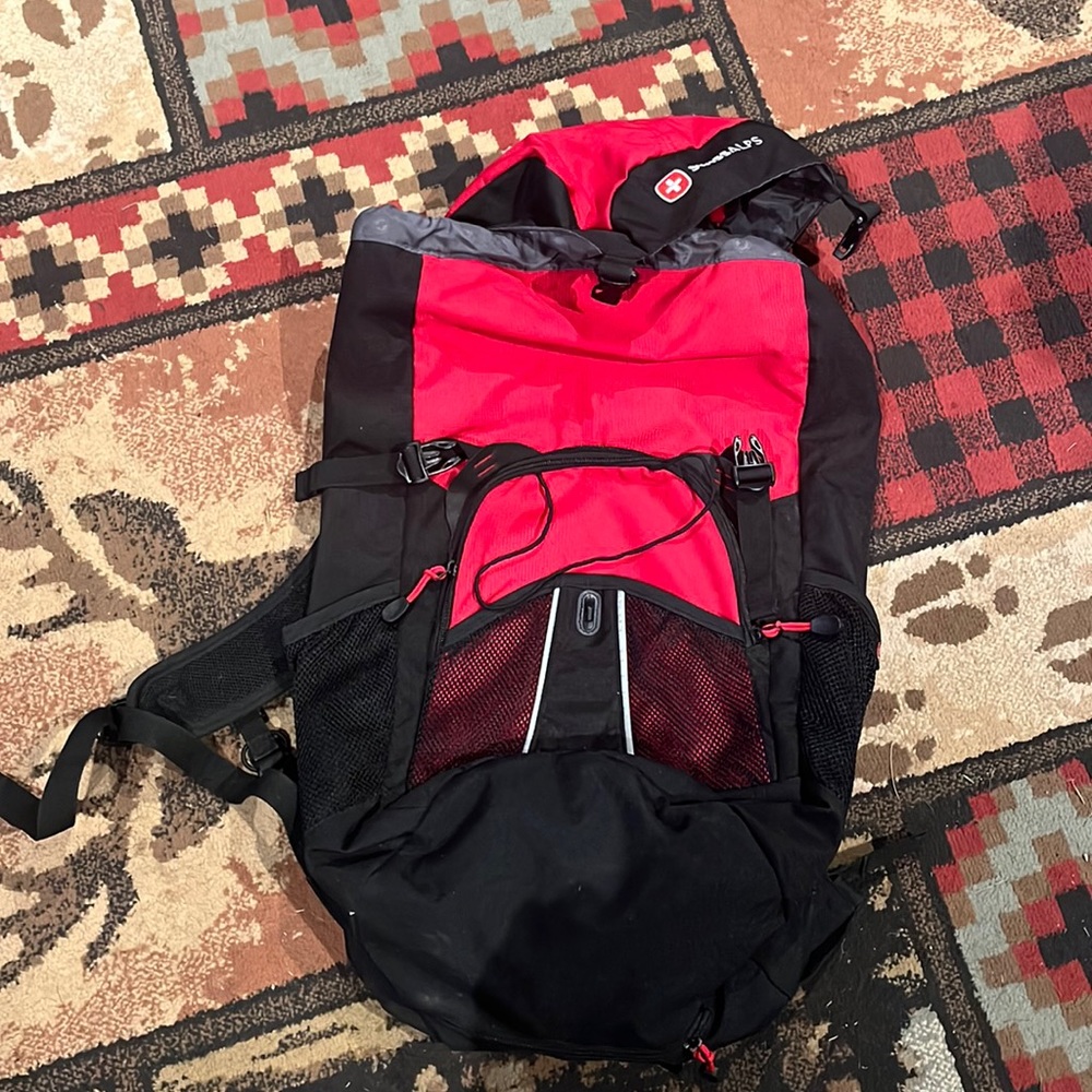 Swiss Alps hiking ruck sack